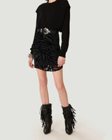 ROYCE STRUCTURED SHOULDER SWEATER image number null